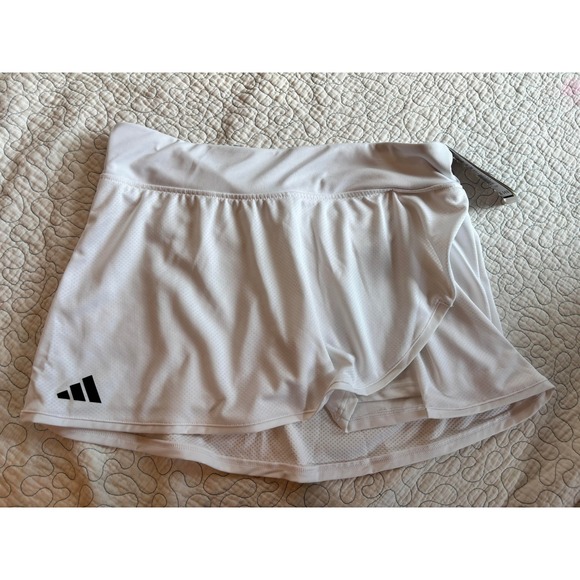 adidas Pants - Adidas Club Skirt Womens‎ XL White Mesh Tennis Skort